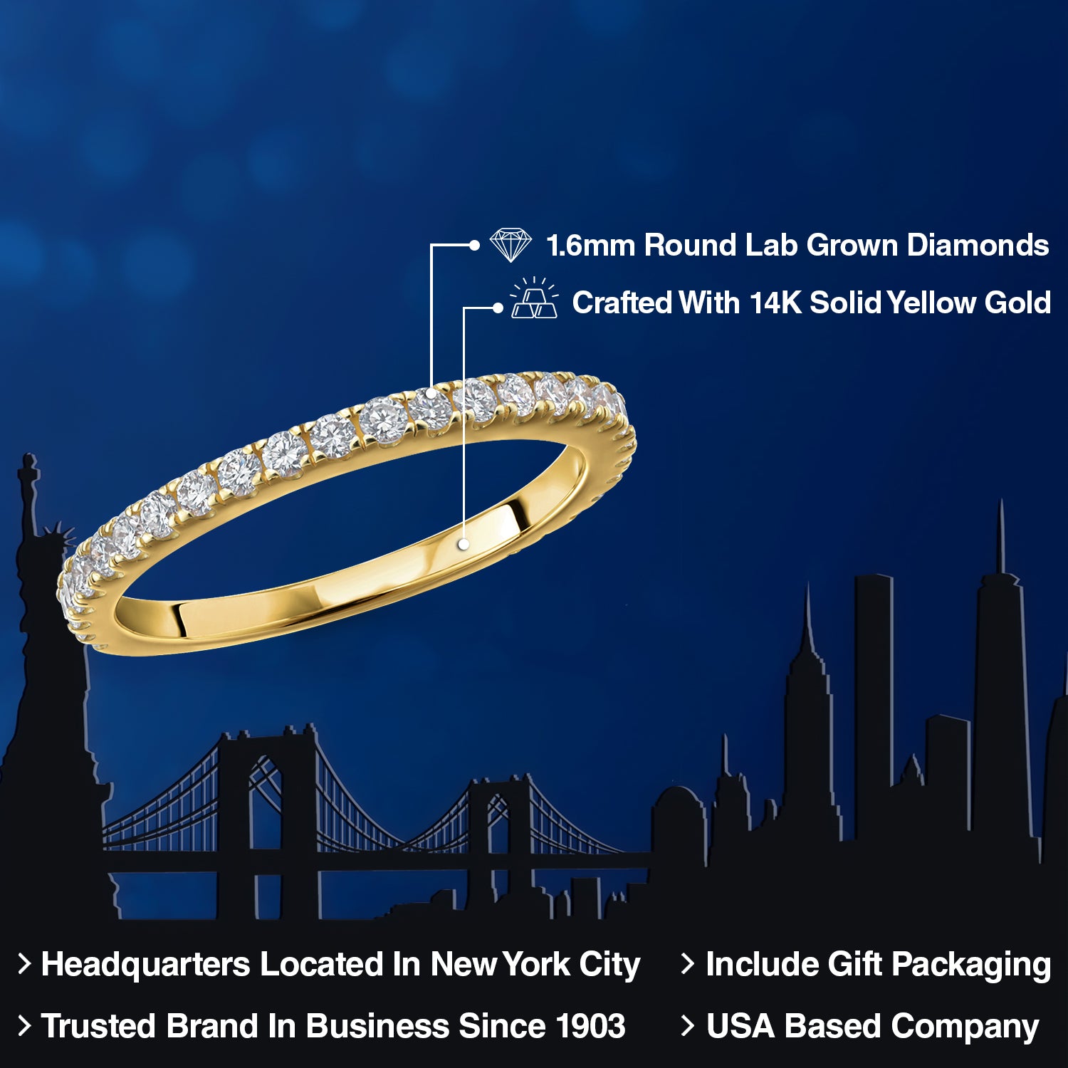 Ring in 14K Yellow Gold