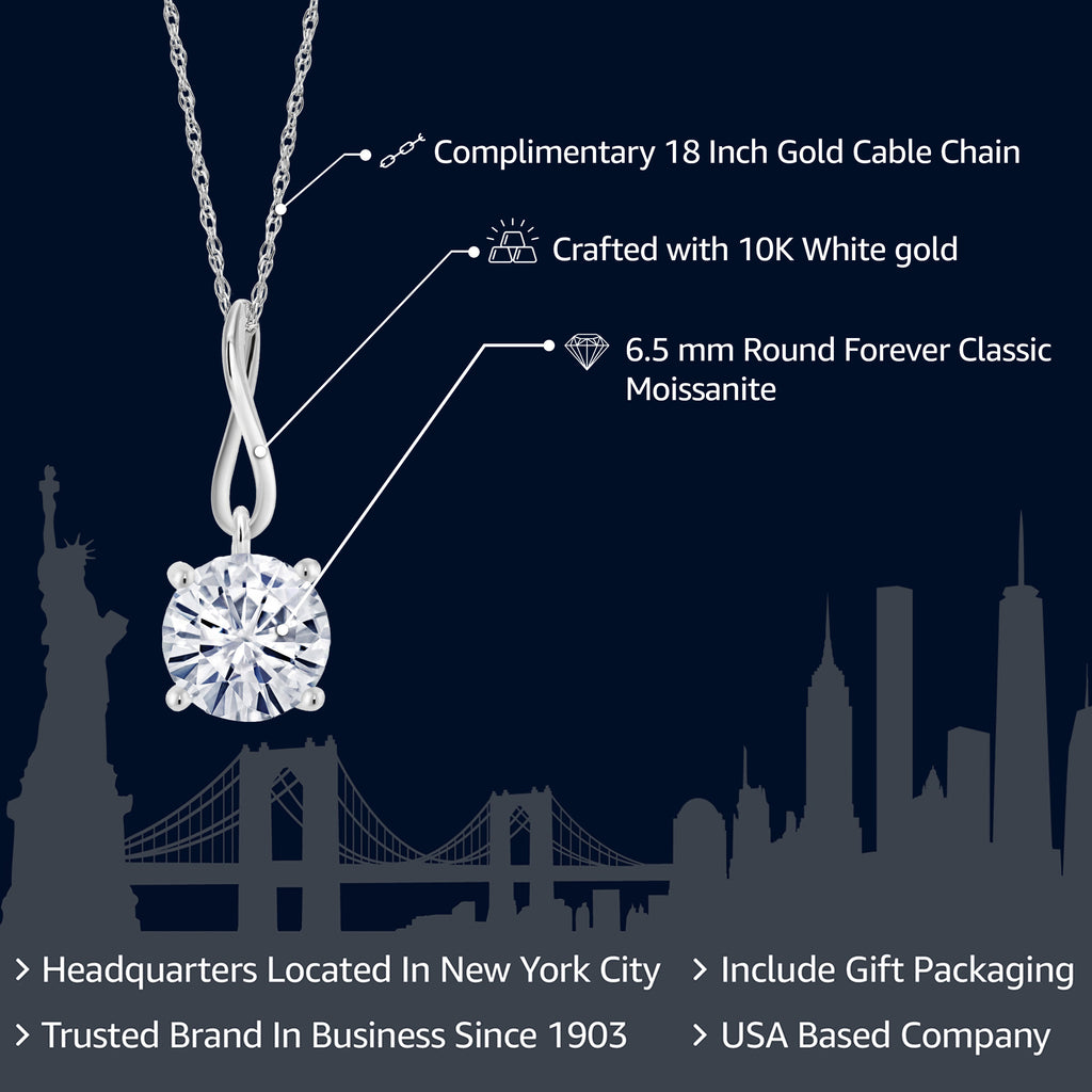 Pendant in 10K White Gold