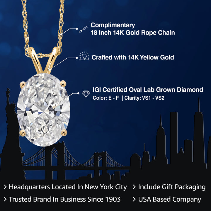 D - E_Pendant in 14K Yellow Gold