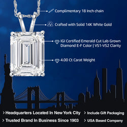 Pendant in 14K White Gold