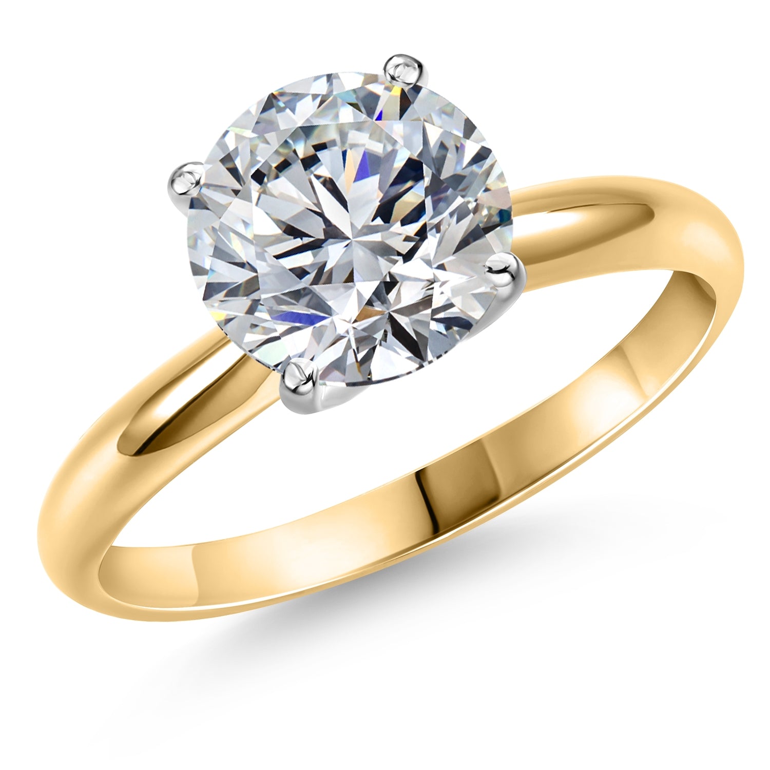 Lab Grown Diamond_9_Ring in 14K Two Tone Gold