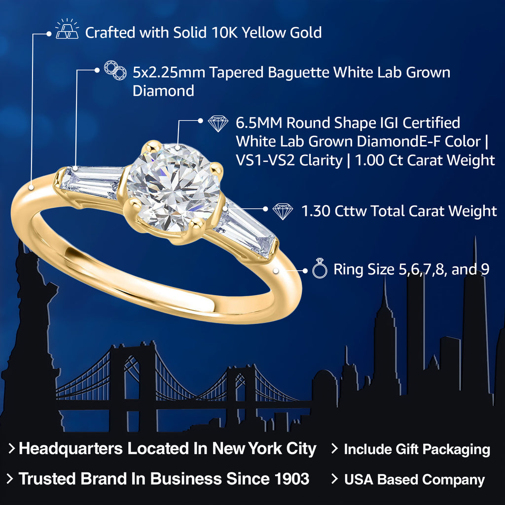 Ring in 10K Yellow Gold