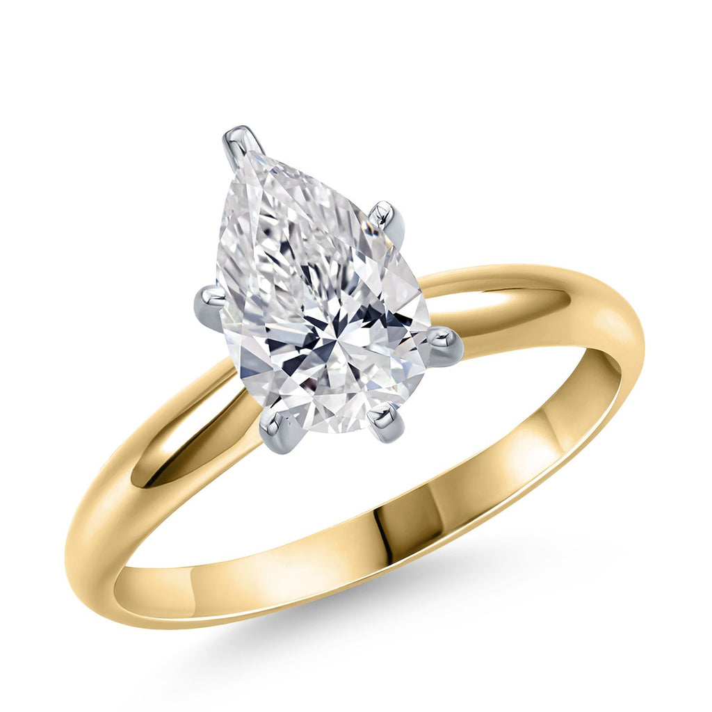 1.00 Carat_14K Two Tone Gold_8_Ring in 14K Two Tone Gold