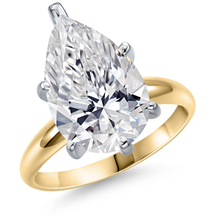 5.00 Carat_14K Two Tone Gold_5_Ring in 14K Two Tone Gold