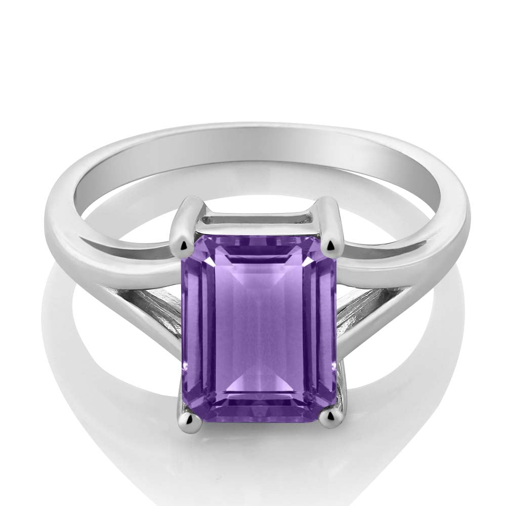 Amethyst - February_6_Ring in 925 Sterling Silver