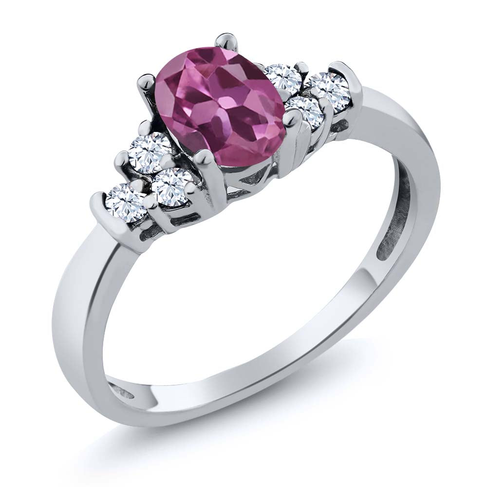 Pink Tourmaline - October_9_Ring in 925 Sterling Silver