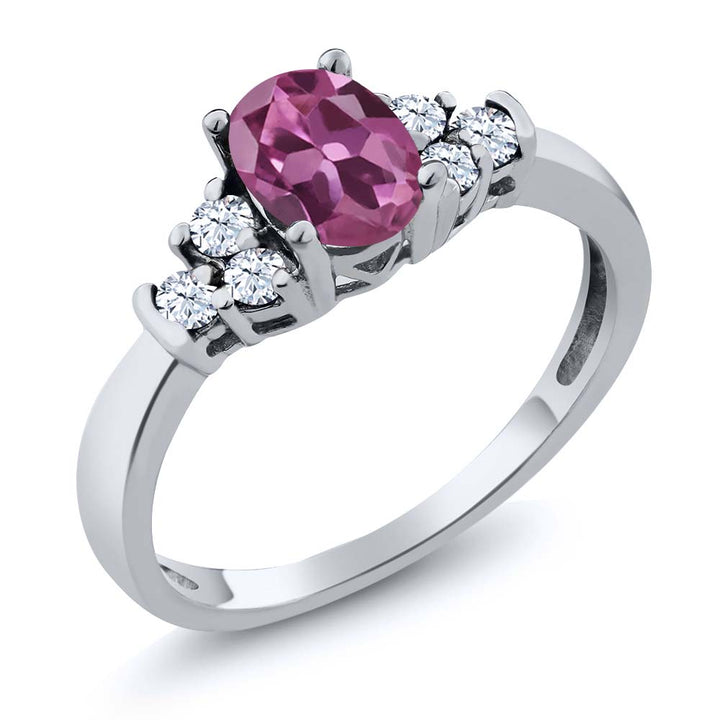 Pink Tourmaline - October_5_Ring in 925 Sterling Silver