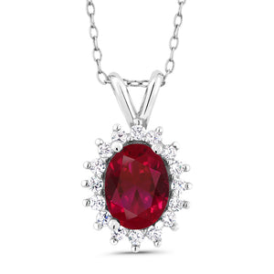 Created Ruby_Pendant in 925 Sterling Silver