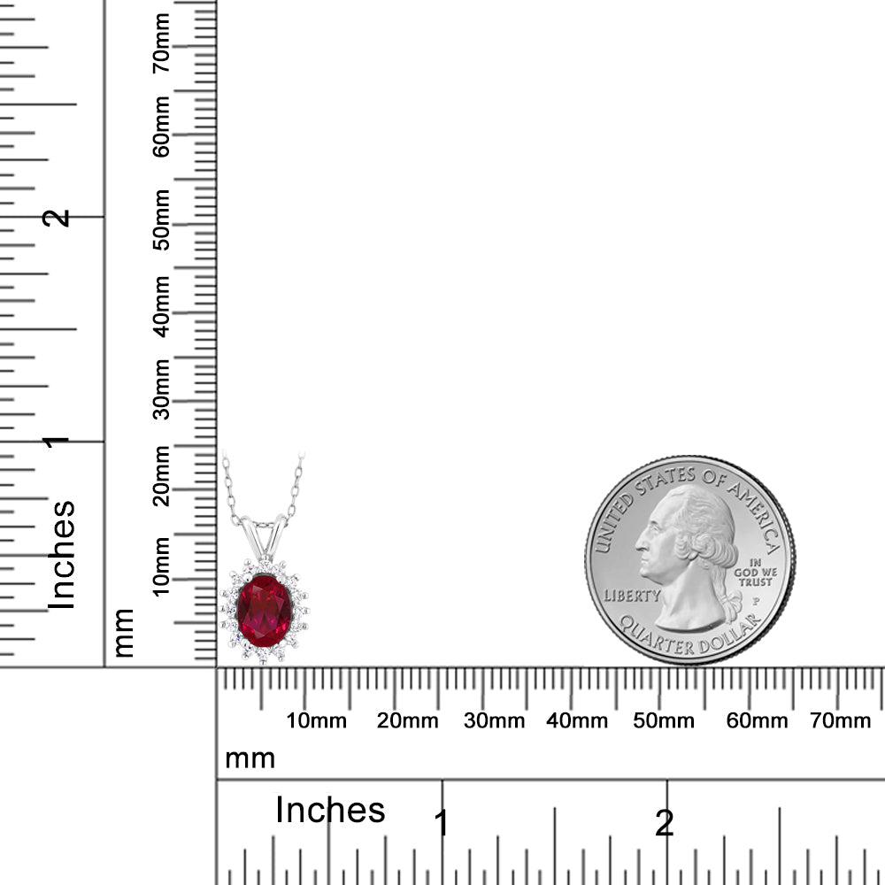 Created Ruby_Pendant in 925 Sterling Silver