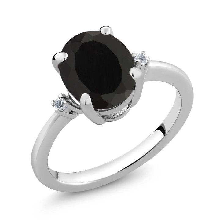 Onyx - December_5_Ring in 925 Sterling Silver