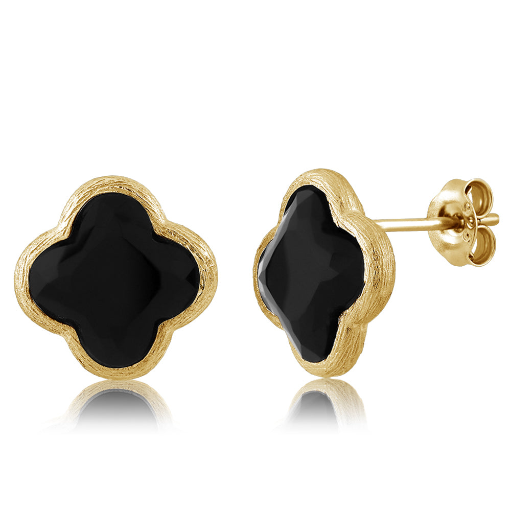 925 Yellow Gold Plated Silver_Earrings in 925 Yellow Gold Plated Silver