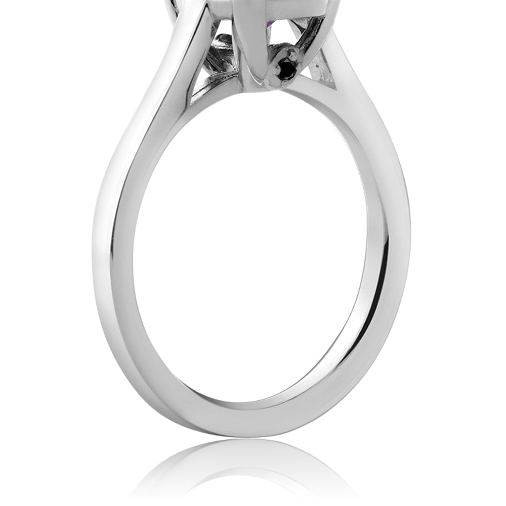 Garnet and Diamond_7_Ring in 925 Sterling Silver