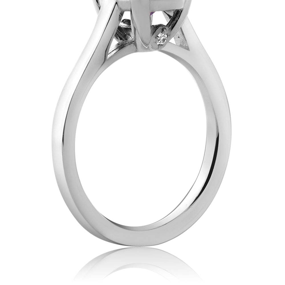 Amethyst and Diamond_7_Ring in 925 Sterling Silver