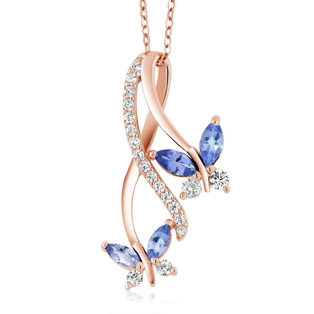 925 Rose Gold Plated Silver_Pendant in 925 Rose Gold Plated Silver