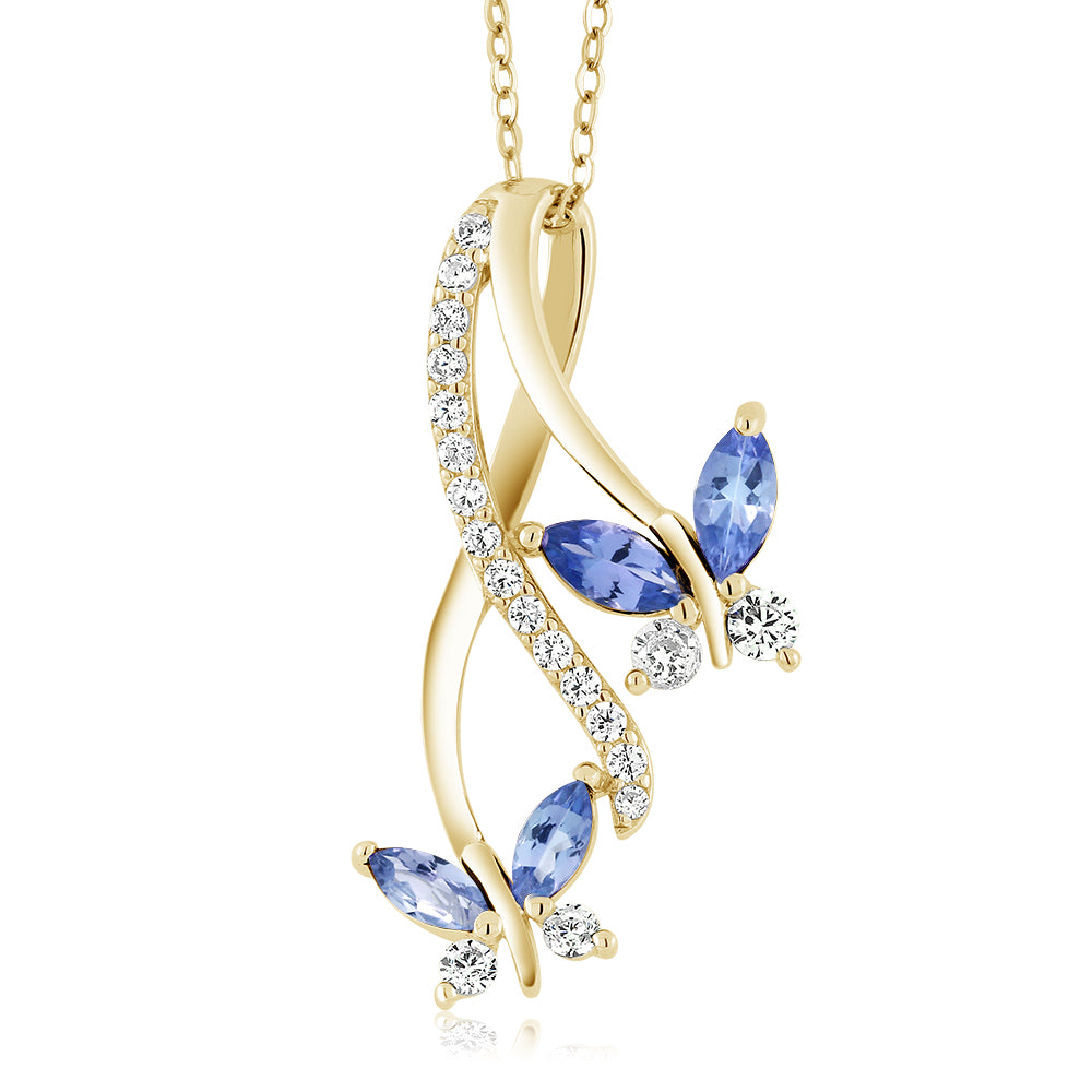 925 Yellow Gold Plated Silver_Pendant in 925 Yellow Gold Plated Silver