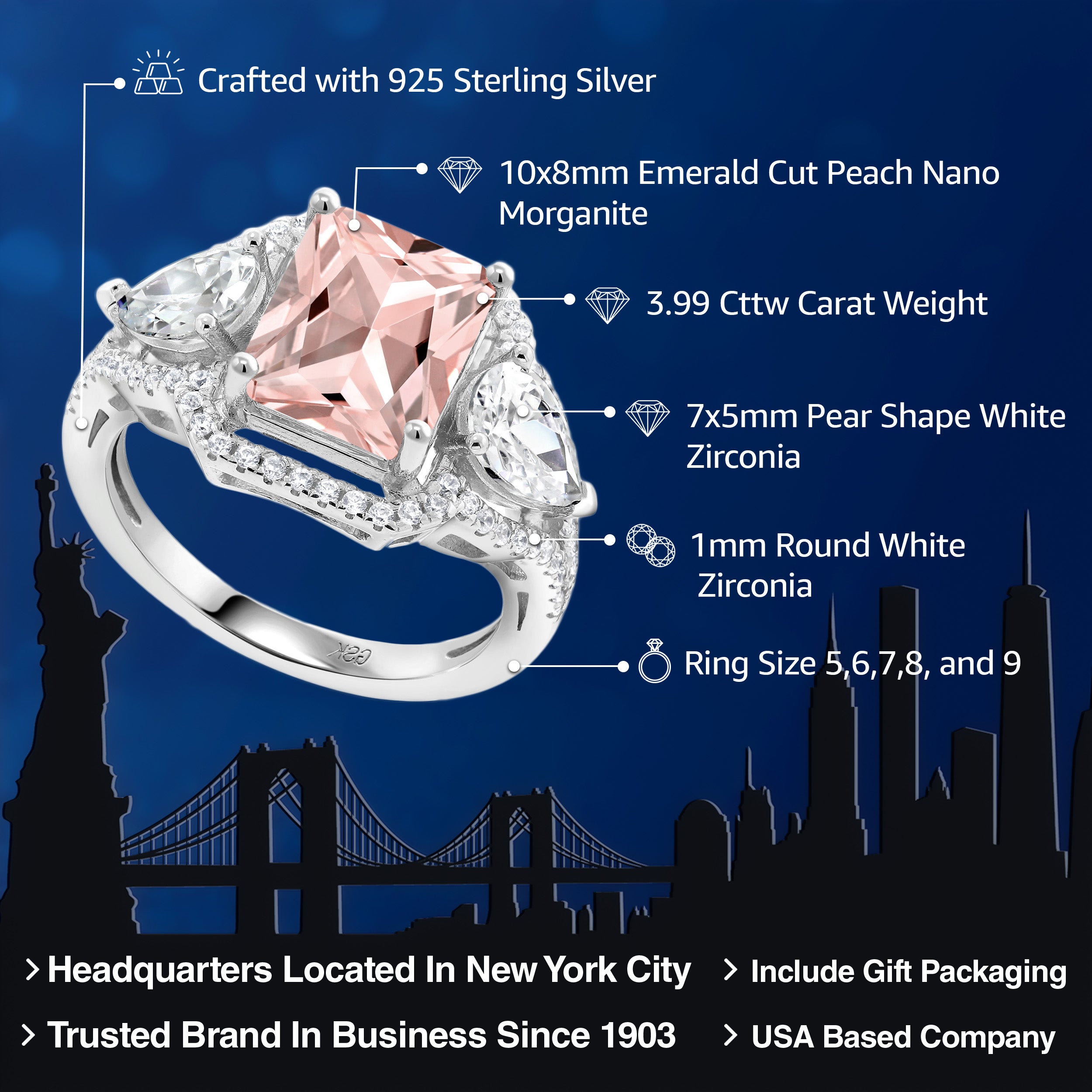 Ring in 925 Sterling Silver