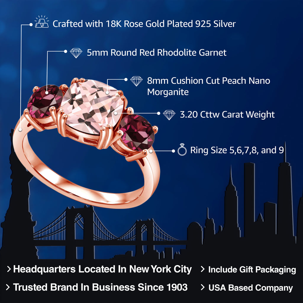 Ring in 925 Rose Gold Plated Silver