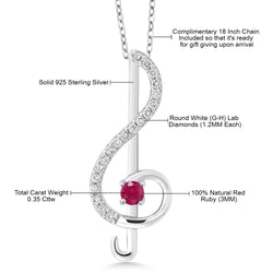 Pendant in 925 Sterling Silver