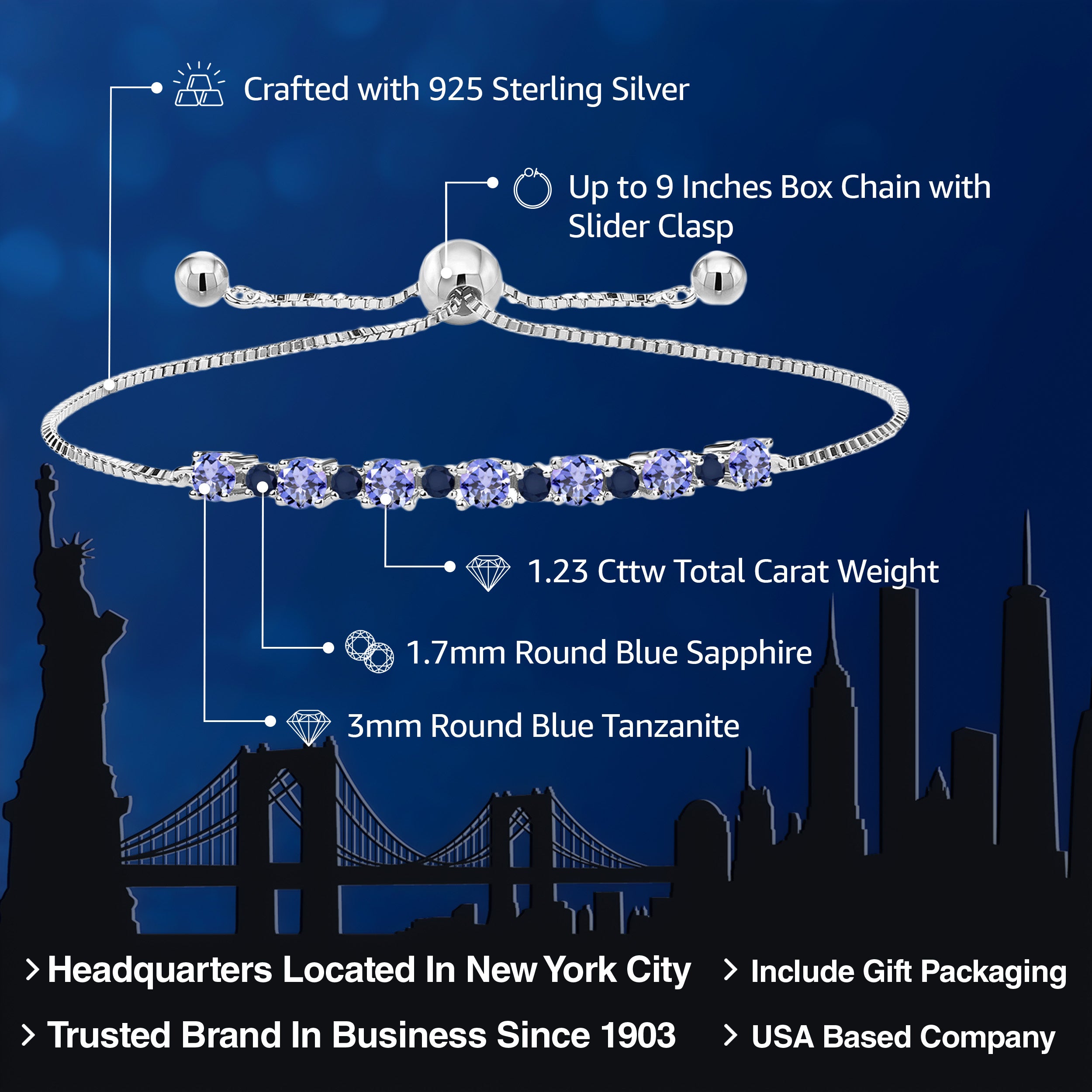 Bracelet in 925 Sterling Silver