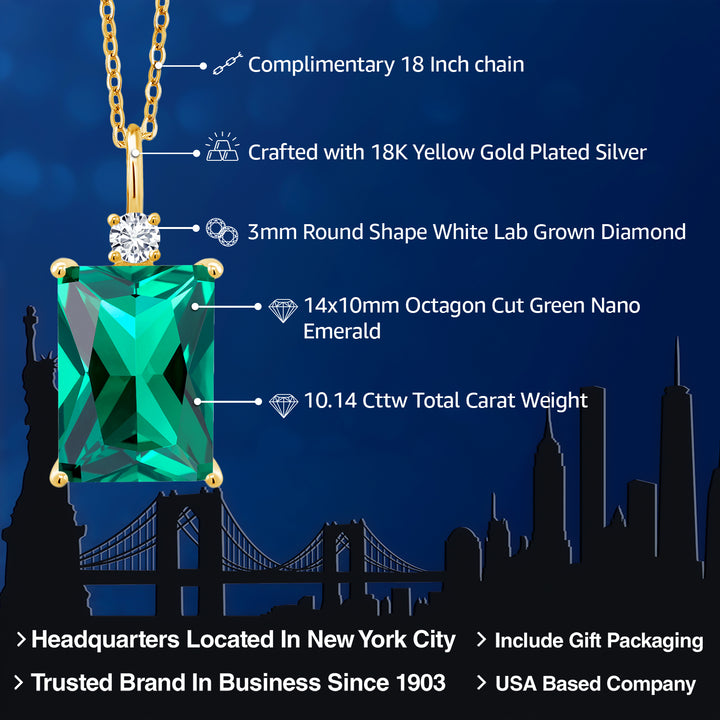 Pendant in 925 Yellow Gold Plated Silver