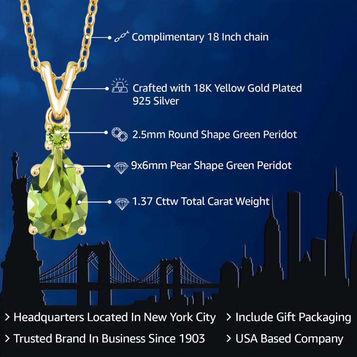 Pendant in 925 Yellow Gold Plated Silver