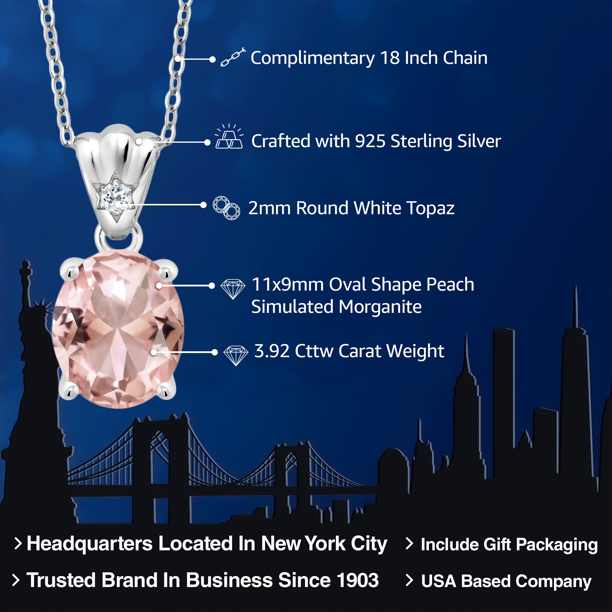 Pendant in 925 Sterling Silver