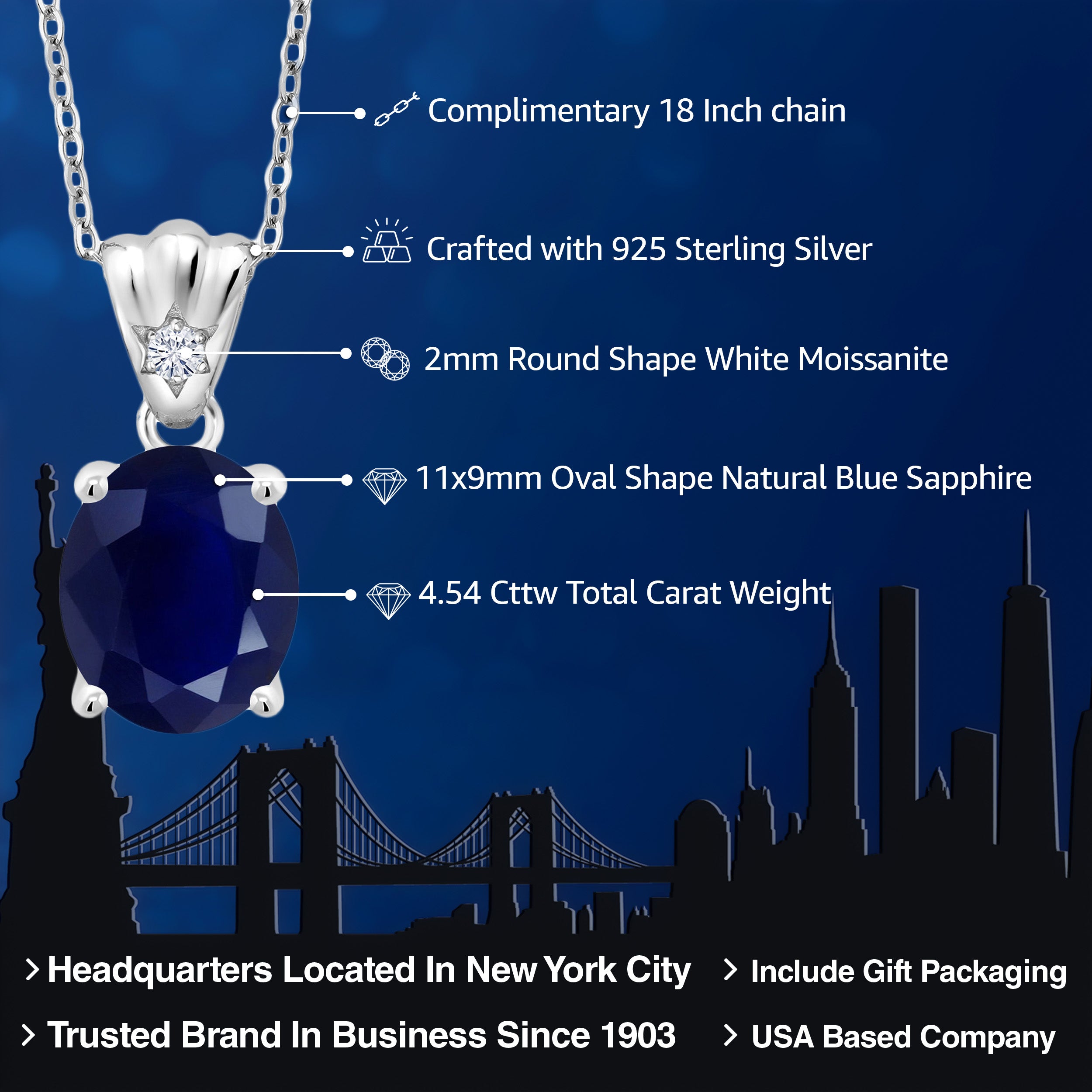 Pendant in 925 Sterling Silver