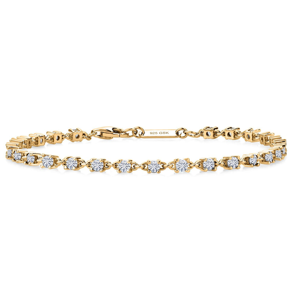 925 Yellow Gold Plated Silver_Bracelet in 925 Yellow Gold Plated Silver