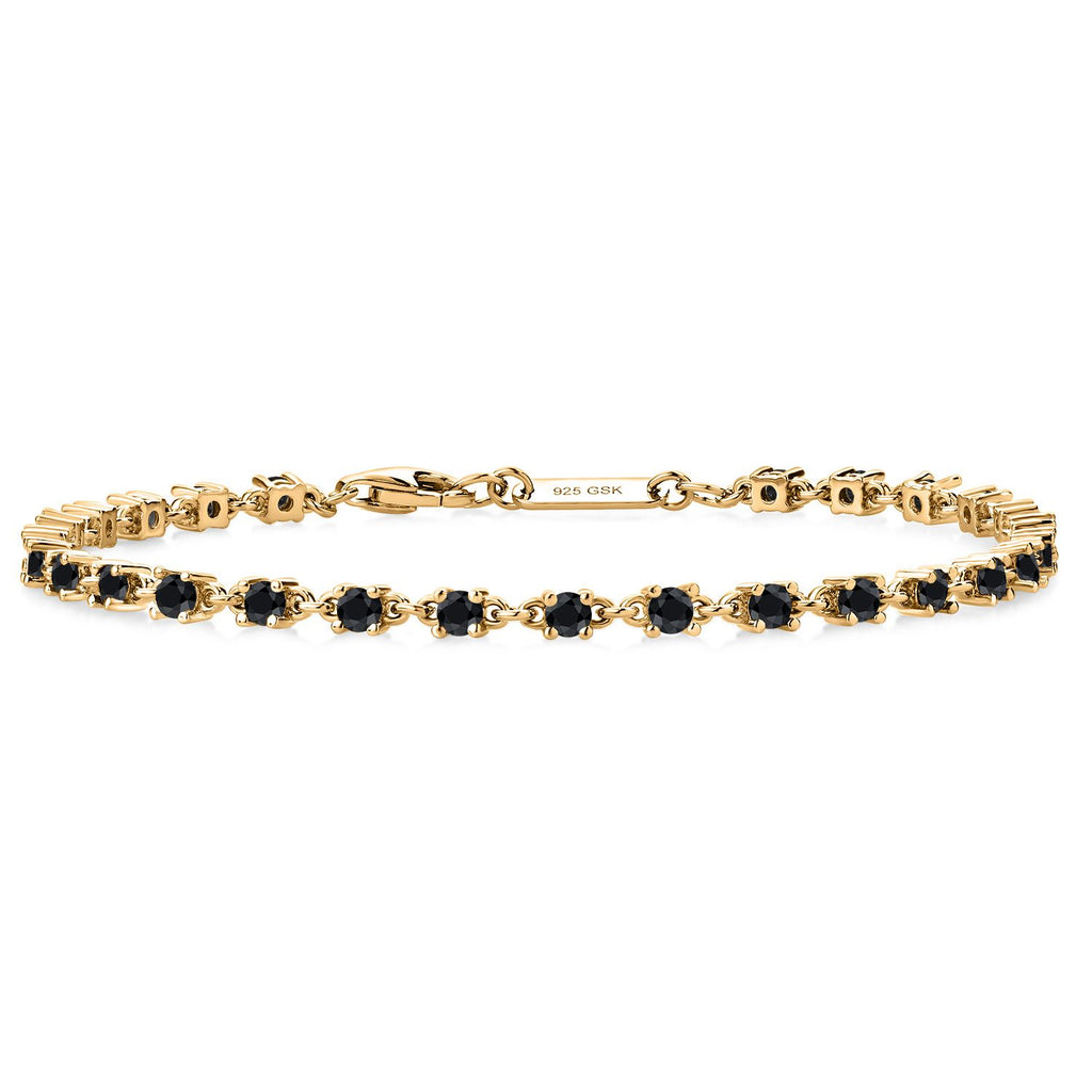 925 Yellow Gold Plated Silver_Bracelet in 925 Yellow Gold Plated Silver