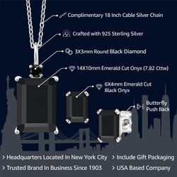 Pendant Earrings Set in 925 Sterling Silver