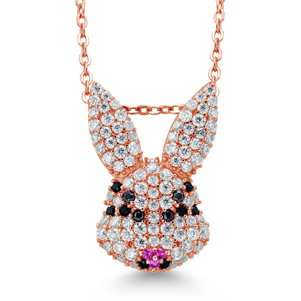 925 Rose Gold Plated Silver_Pendant in 925 Rose Gold Plated Silver