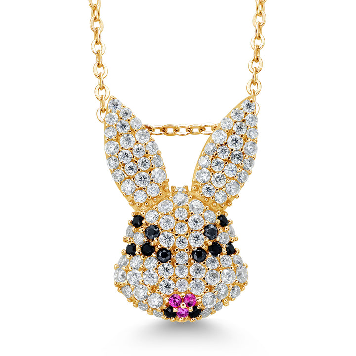 925 Yellow Gold Plated Silver_Pendant in 925 Yellow Gold Plated Silver