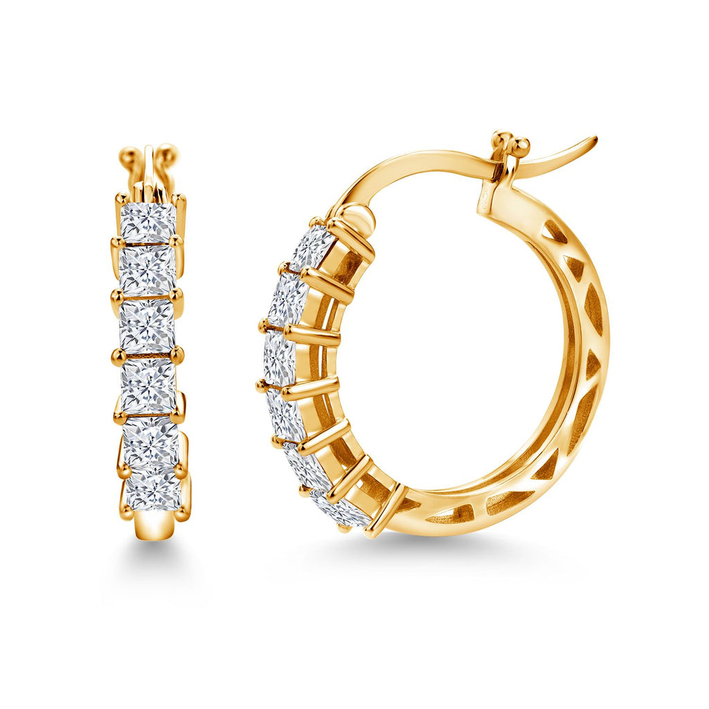 Yellow Gold Plated Silver_Earrings in 925 Yellow Gold Plated Silver