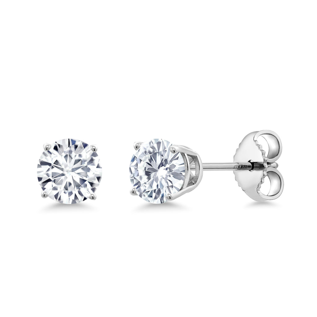 0.50 Carat_925 Sterling Silver_Earrings in 925 Sterling Silver
