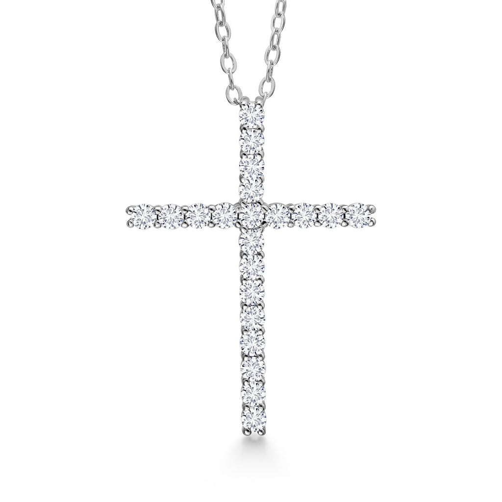Near Colorless (GH)_Pendant in 925 Sterling Silver