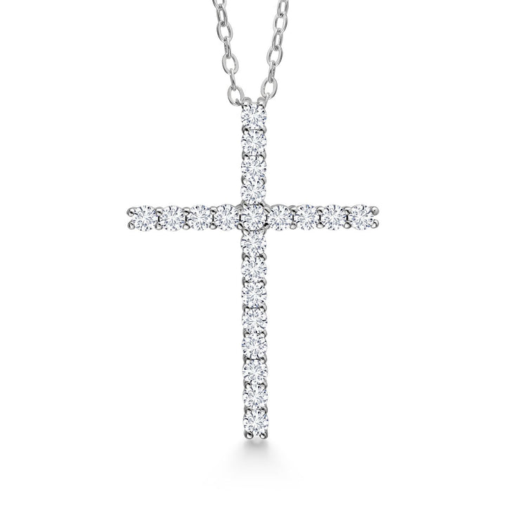 Near Colorless (GH)_Pendant in 925 Sterling Silver