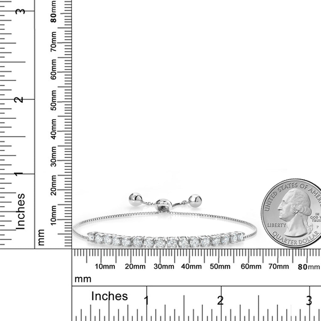 Bracelet in Rhodium Plated