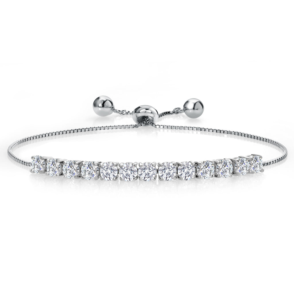 Bracelet in Rhodium Plated