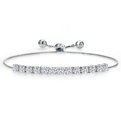 Bracelet in Rhodium Plated
