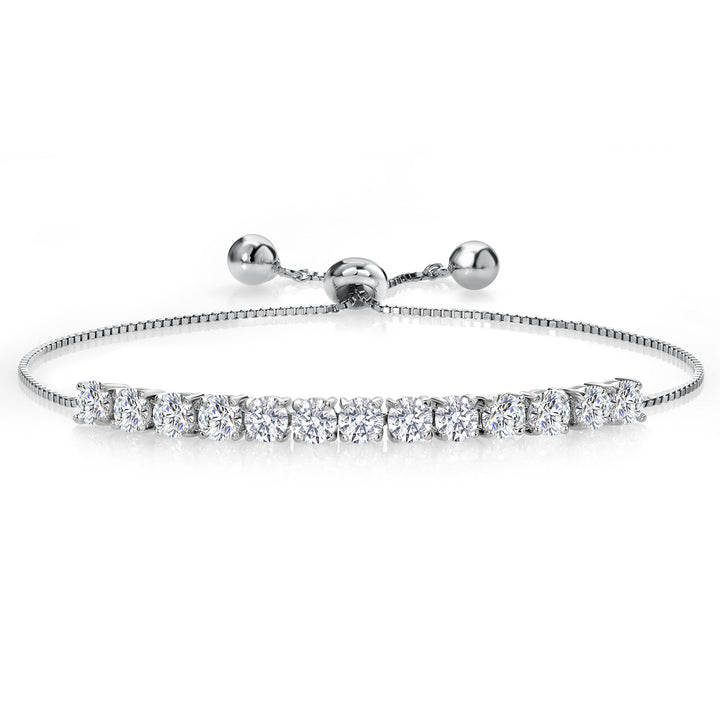 Bracelet in Rhodium Plated