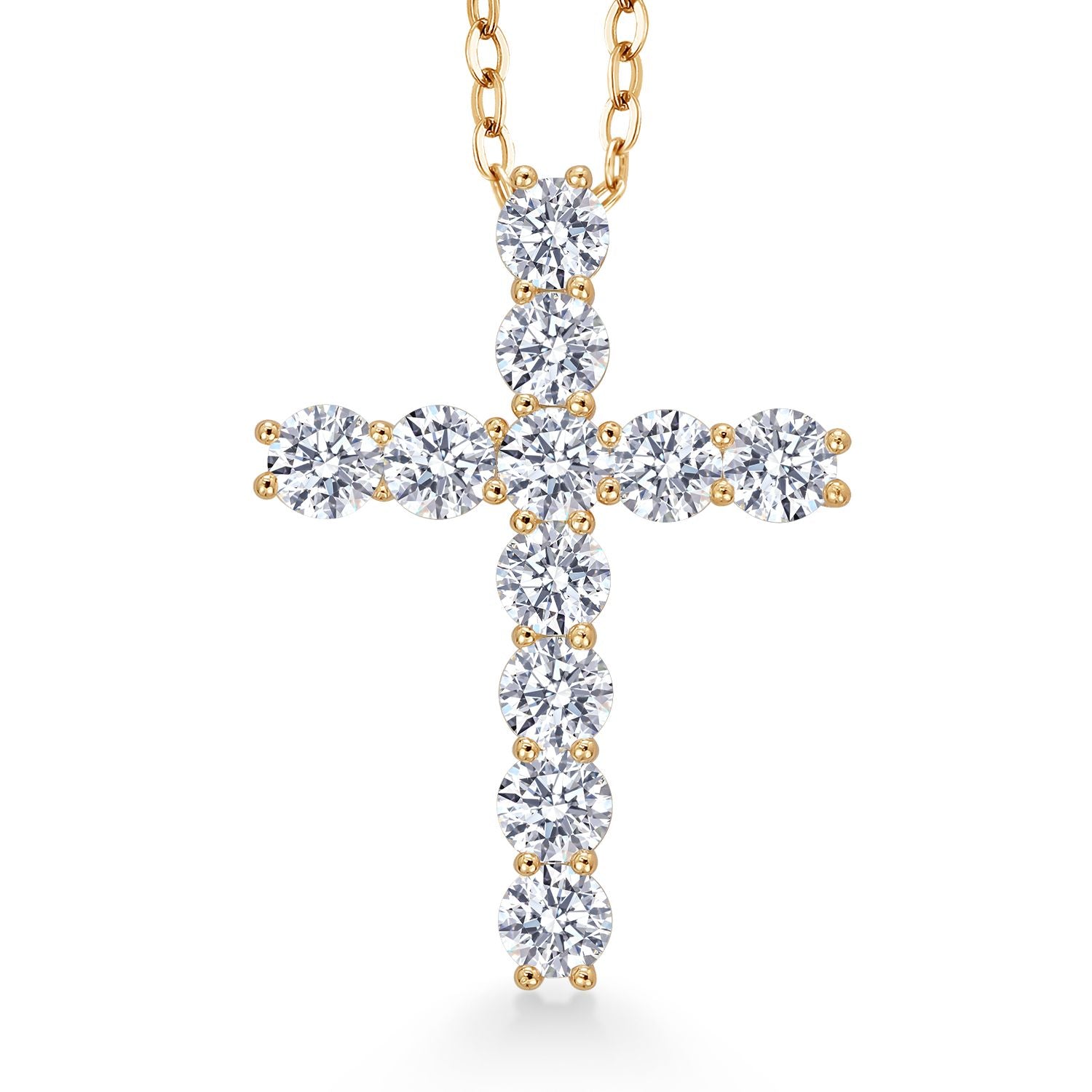 Pendant in 925 Yellow Gold Plated Silver