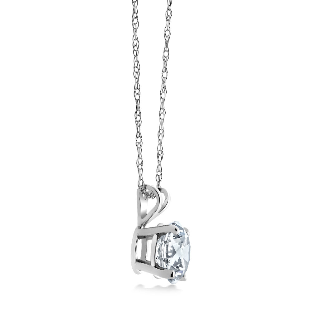 Pendant in 14K White Gold