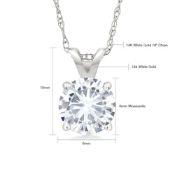 Pendant in 14K White Gold