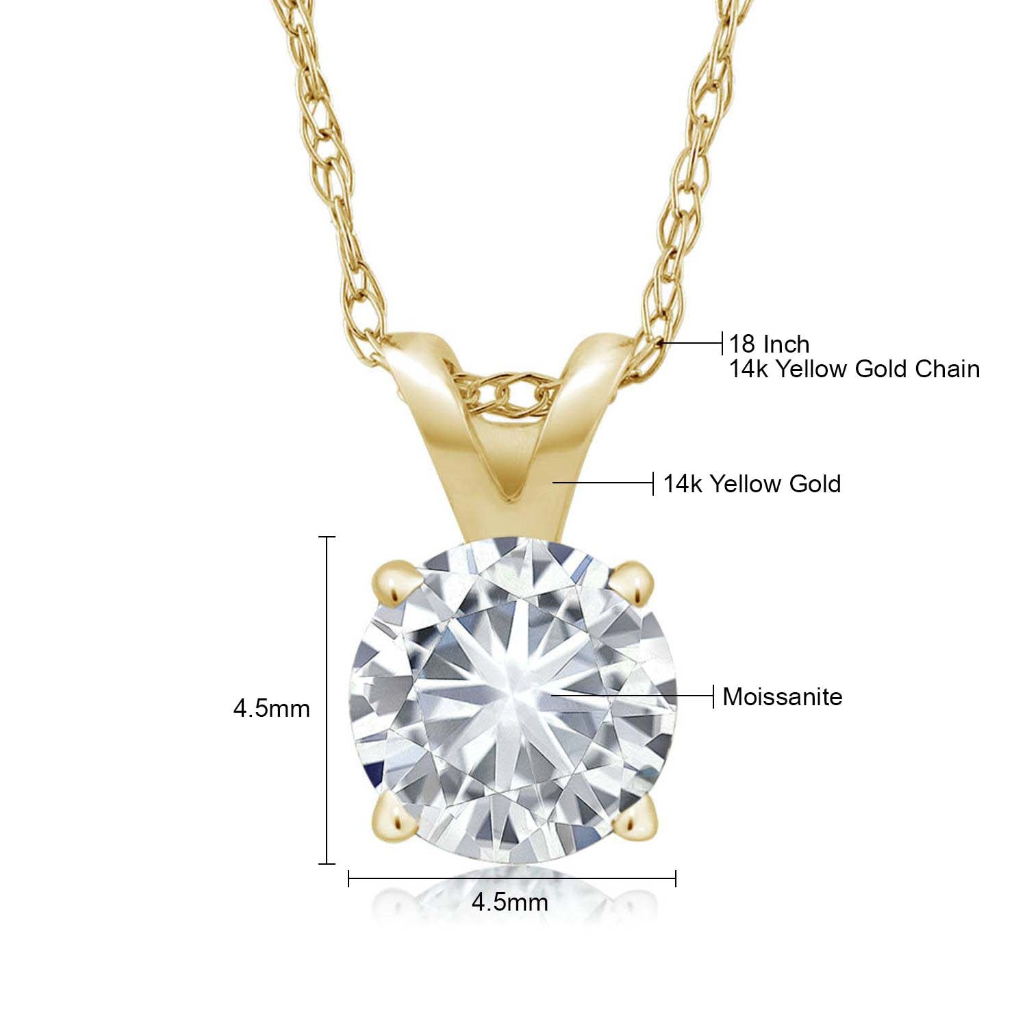Pendant in 14K Yellow Gold