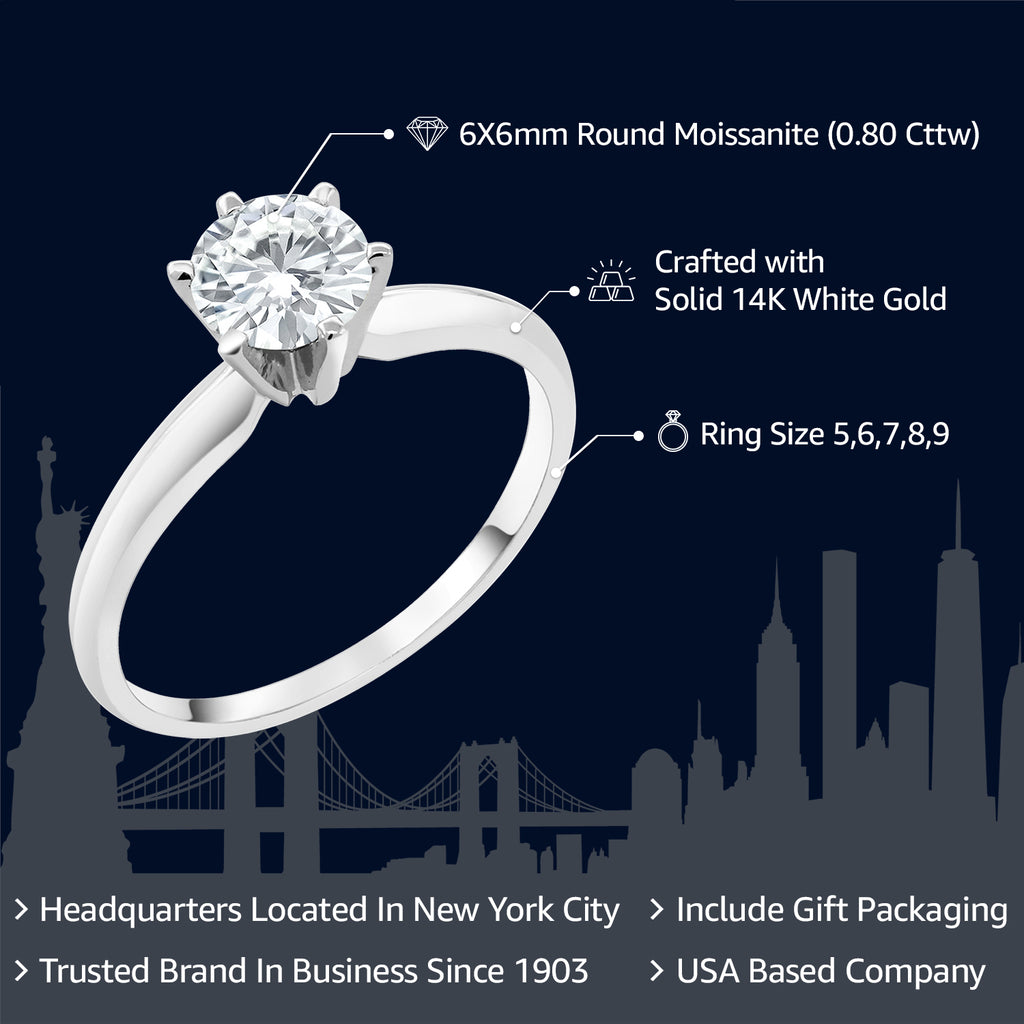 Ring in 14K White Gold