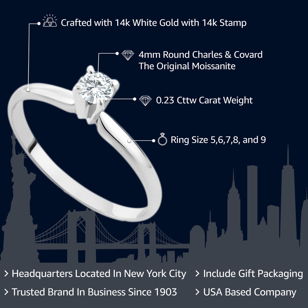 Ring in 14K White Gold