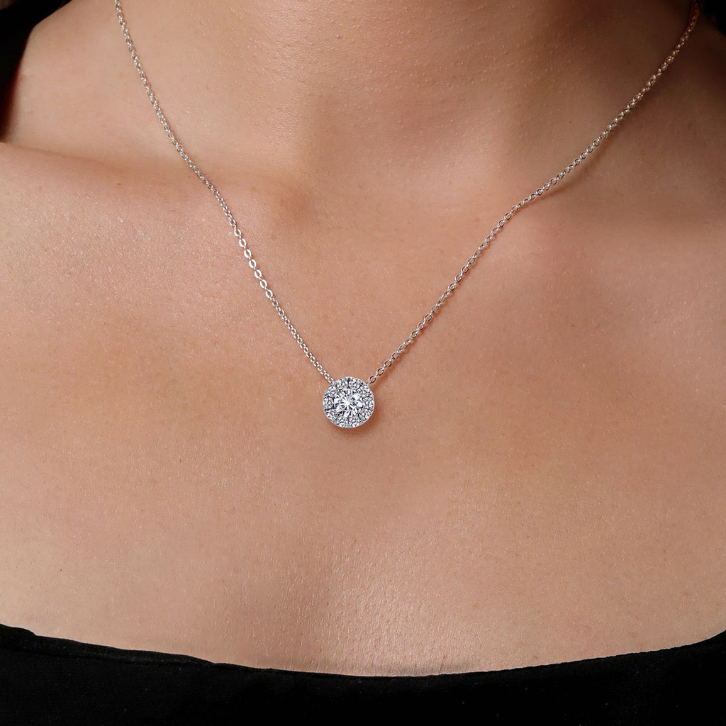 Pendant in 14K White Gold