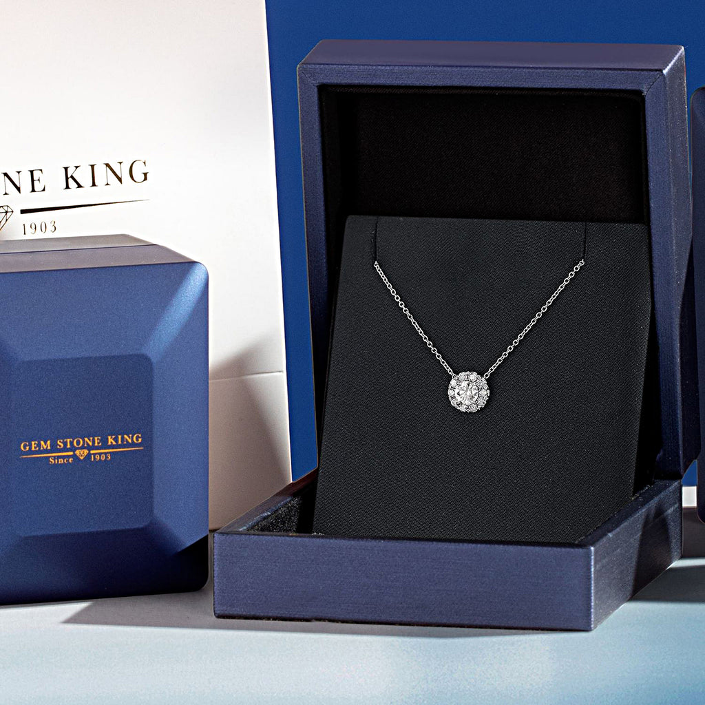 Pendant in 14K White Gold