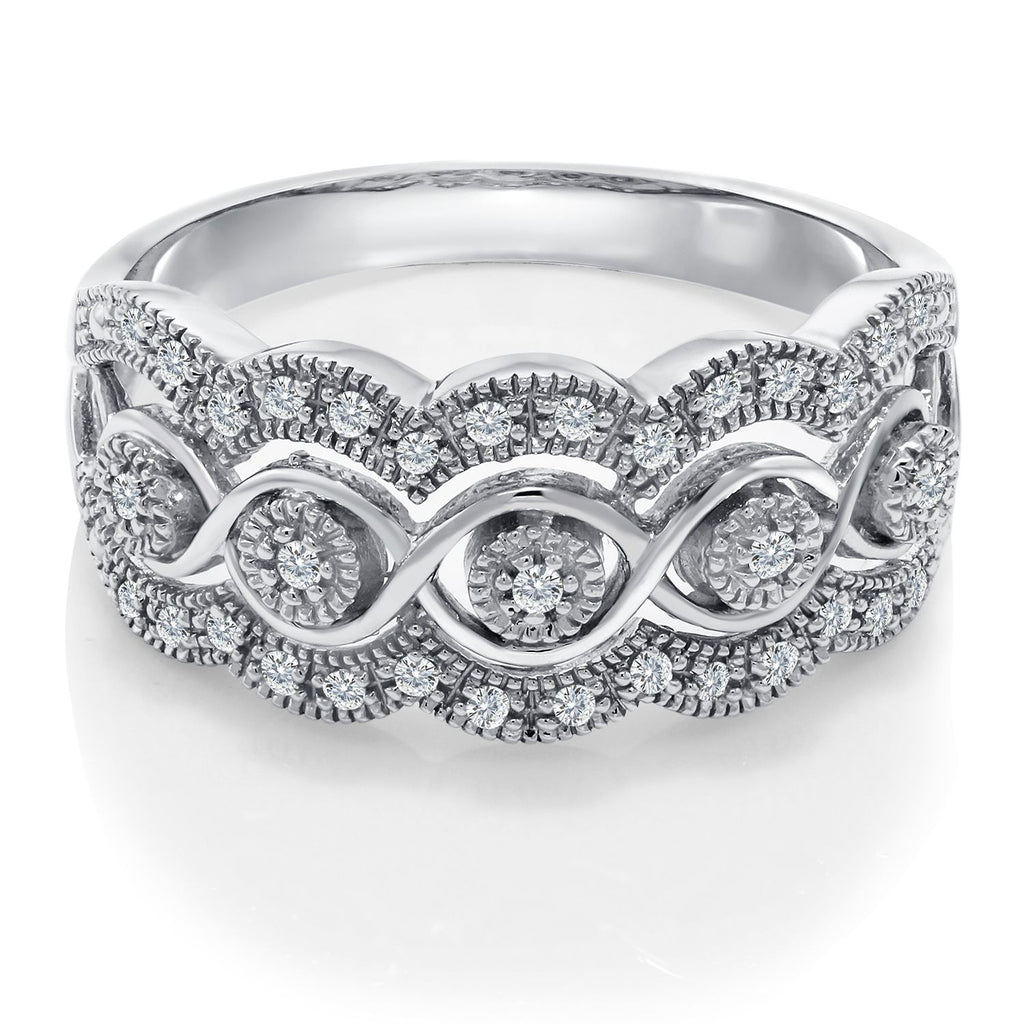 Ring in 14K White Gold