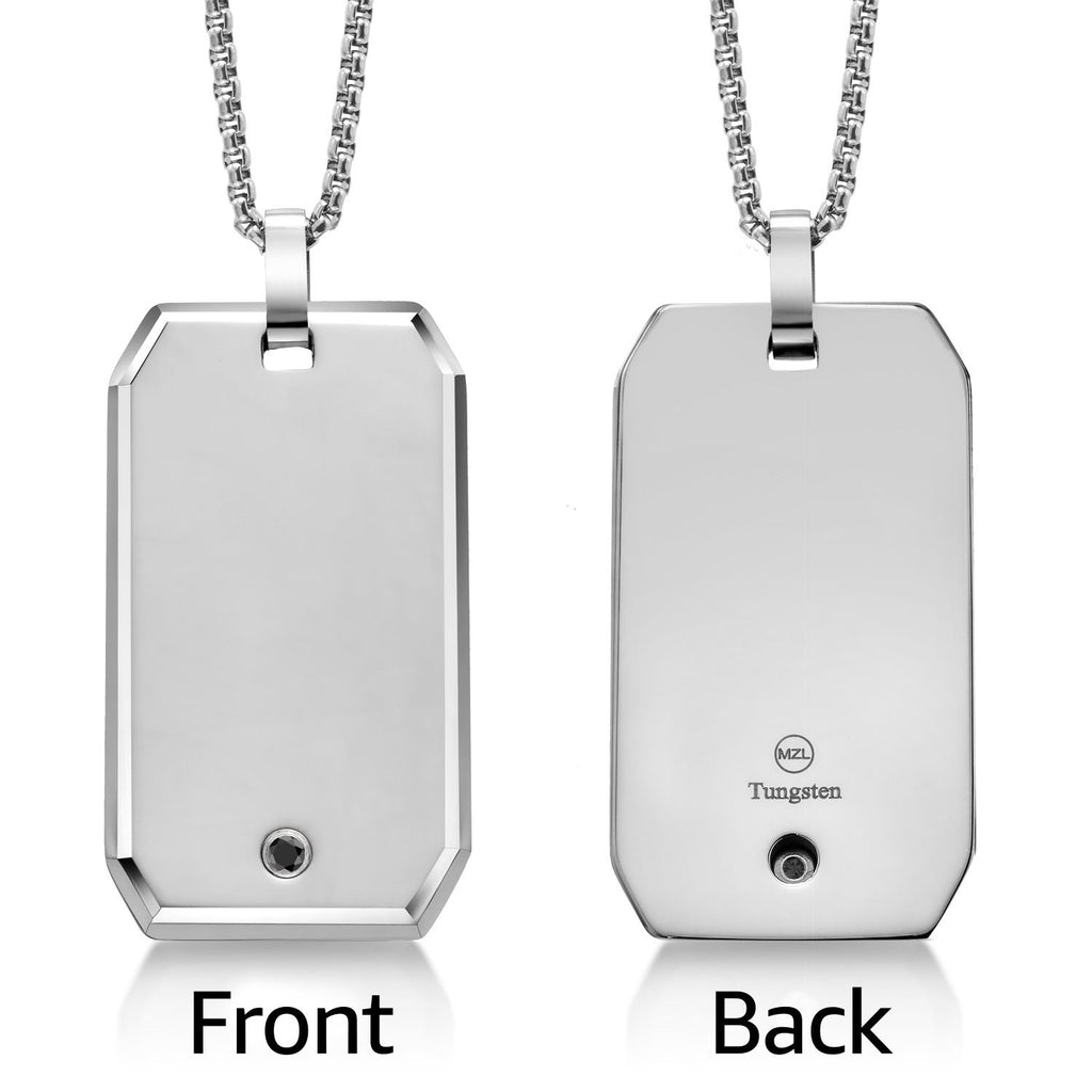 Pendant in Tungsten